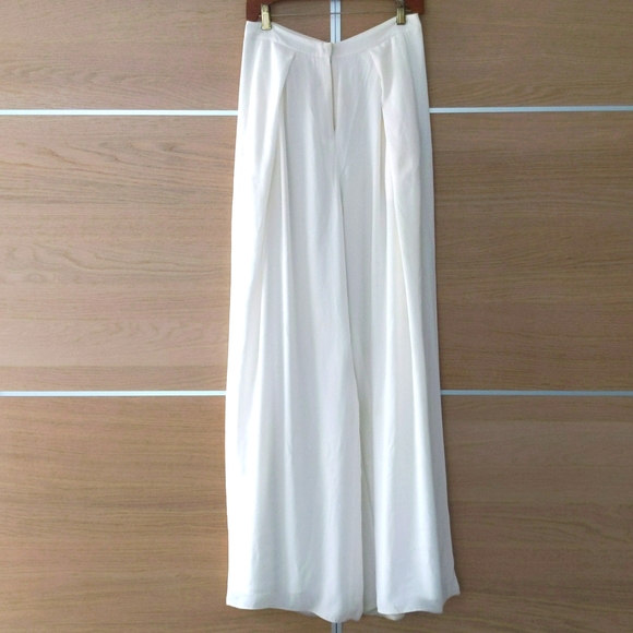 White high wasted flare pants - Picture 1 of 8